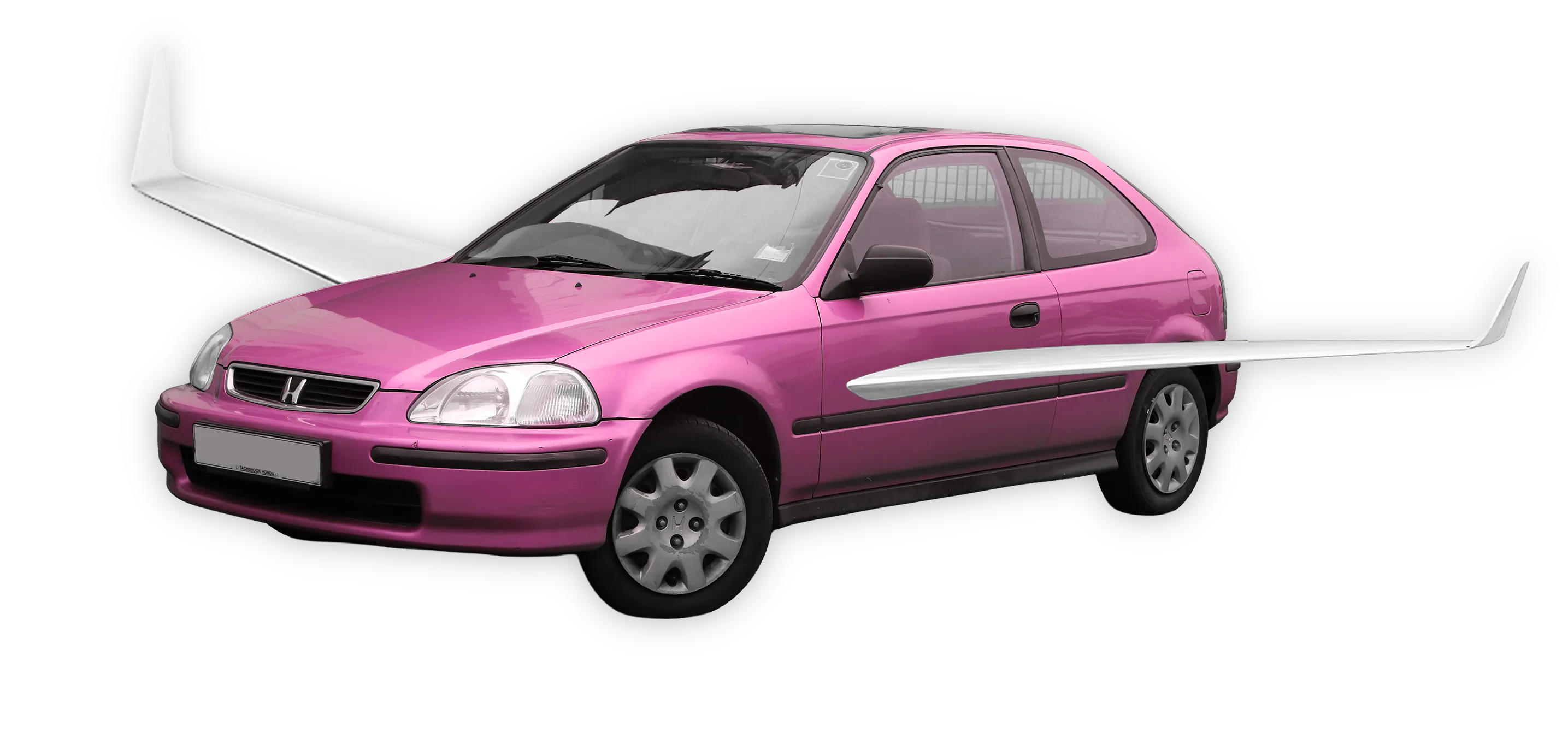 Car with wings